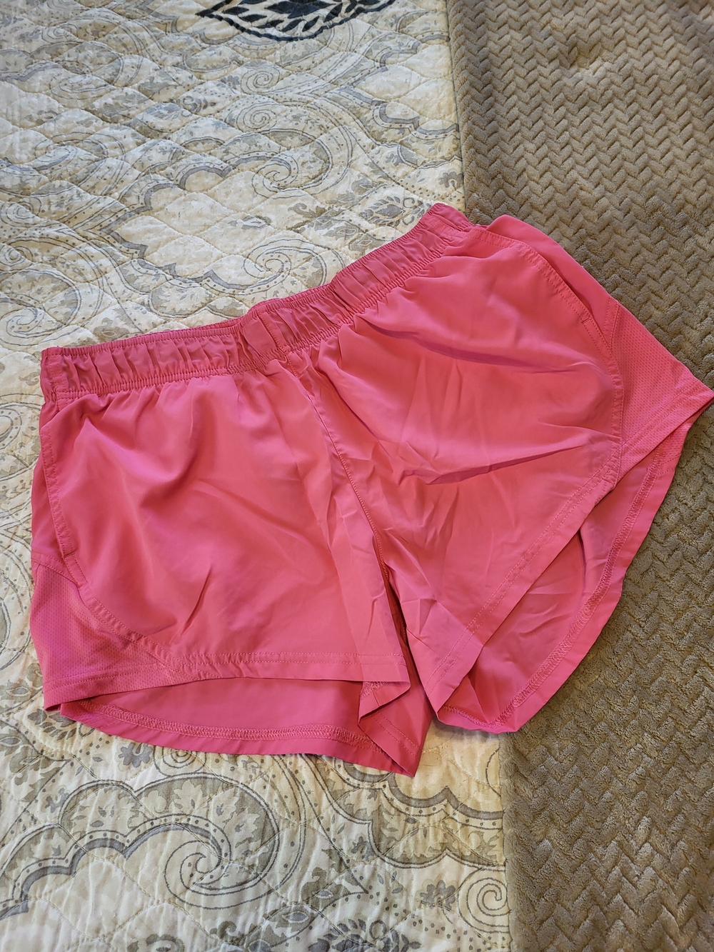 Athletic Works Coral Pink Women's Athletic Shorts - Picture 1 of 7